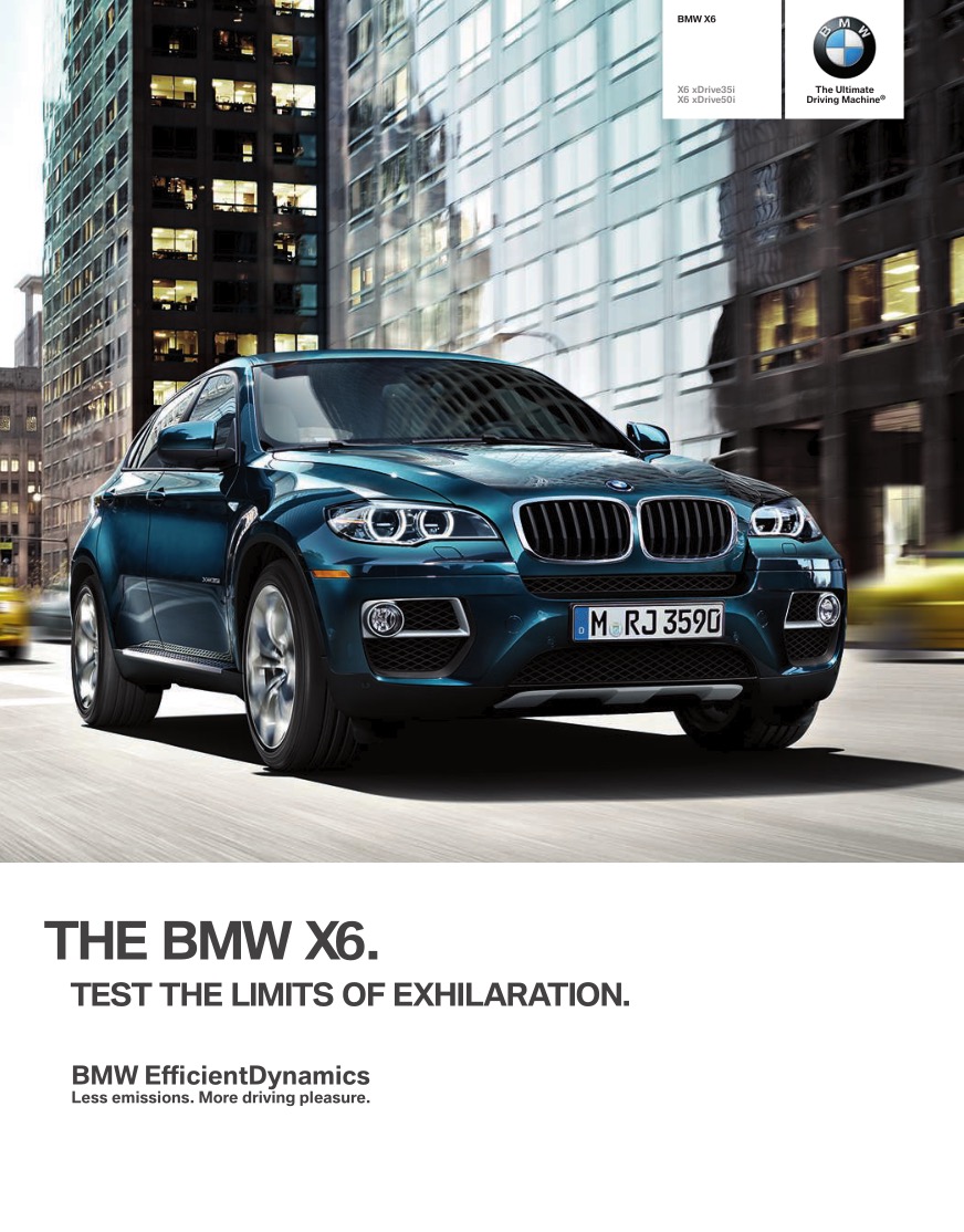 2013 BMW X6 Brochure Page 27